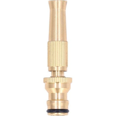 Garden Hose Nozzle, High Pressure Sprayer, Adjustable Brass Quick Connector for Garden (1/4)