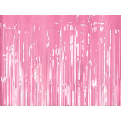 Cortina de fiesta rosa claro de 100x200cm