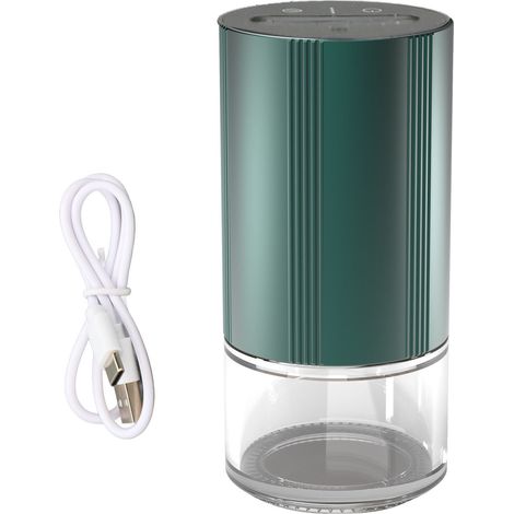 SJLERST Diffuseur de Voiture sans Eau, rechargeable par USB et diffuseur d'huile portable pour voiture ou maison, chambre, bureau (Vert) (1/5)