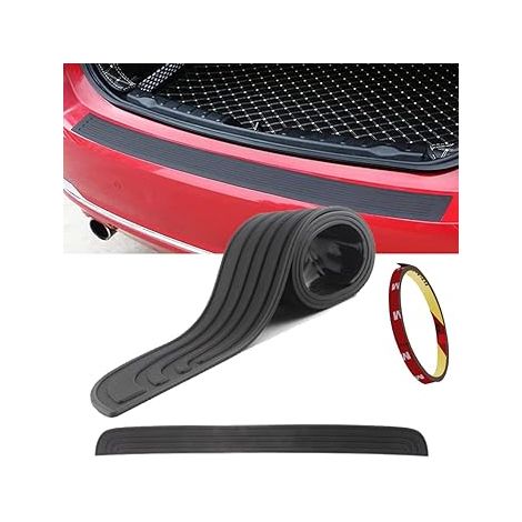 Anti-scratch rubber car boot bumper protection for car, SUV, truck, universal car boot protector, door edge protection (1/5)