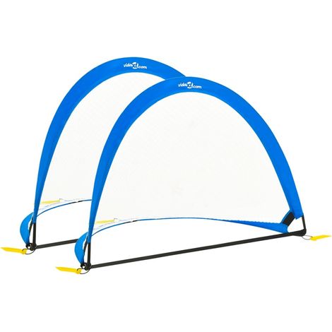 Fußballtore Kinder 2 Stk. mit Aufbewahrungstasche 119x82x84,5cm