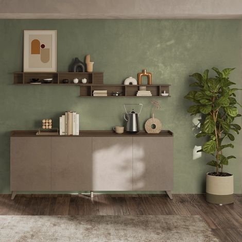Buffet bas moderne 4 portes 240cm RADOST (1/5)