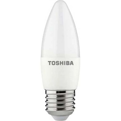 Lampada Toshiba c35 LED 5W 3000K (1/2)
