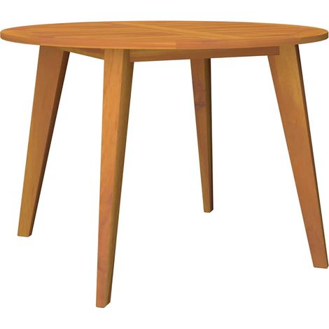 Table de jardin Table d'appoint, Table de Balcon, Ø110x75 cm Bois d'acacia solide OIB5145E (1/5)
