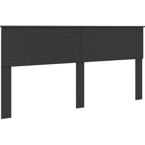 Maison Exclusive - Cabecero Roble Negro Madera contrachapada (1/5)