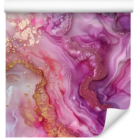 Papel pintado tinta morado, violeta y rojo para salón y dormitorio 50x1000 (1/5)