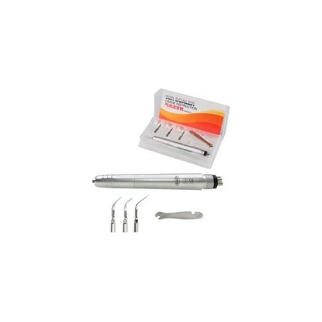 Détartreur pneumatique dentaire, matériau de nettoyage buccal, détartreur ultrasonique à air, élimine les taches et le tartre (1/4)
