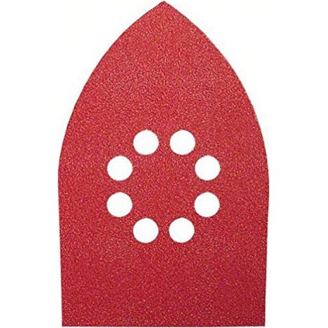 BOSCH - 5 FOGLI ABRASIVI PER LEVIGATRICIPALMARI - 100x171 G40 8fori (1/3)