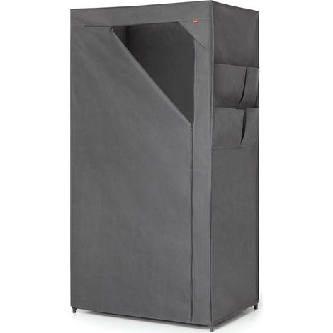 Kleiderschrank/ Garderobe 155x77x52 Weiß - Rayen (1/5)