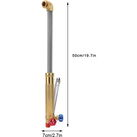 Chalumeau de découpe oxyacétylénique, chalumeau de découpe isobare G02-250B, chalumeau de découpe à gaz manuel en acier inoxydable. (1/5)