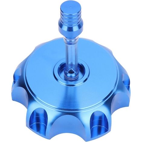 Couvercle de réservoir de carburant en aluminium CNC pour moto, pour moto Pit Dirt 50cc-160cc (bleu) (1/4)