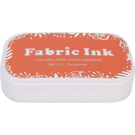 Vintage orange-gelbes Stempelkissen für Scrapbooking und Kartenbasteln – Kreatives Zubehör BD-212 (1/5)