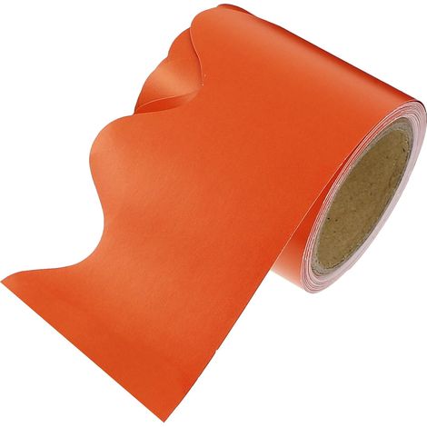 Bordure de Tableau Noir Décorative Papier 5m Orange Anti-huile Cuisine et Bureau Décoration de Tableau Noir (1/5)