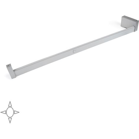 Barra Appendiabili per Armadio a Batteria 70,8-85,8 cm con LED Bianco Naturale e Sensore di Movimento Emuca