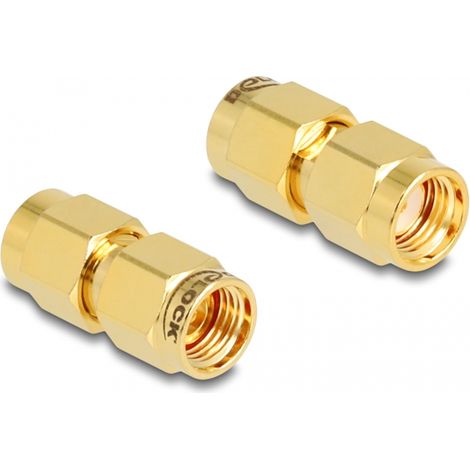 Delock Adaptador RP-SMA macho a RP-SMA macho