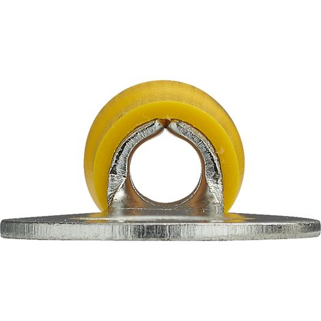 DEBFLEX - COSSE A OEILLET PRE-ISOLE Ø 8 MM JAUNE SACHET DE 10 - 711024 (1/5)