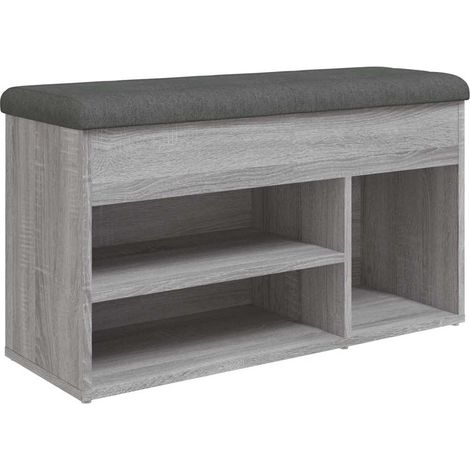 Maison Exclusive - Zapatero madera de ingeniería gris Sonoma 82x3 (1/5)