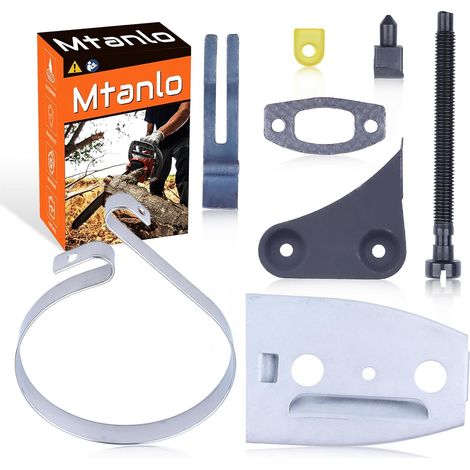 Kit de joints pour support de silencieux, bande de frein, plaque de guide pour tronçonneuse Husqvarna 50 51 55 Rancher 503152101, 501768801, 501874301, 503718701, 537127901, 501546301, 501874701 (1/5)
