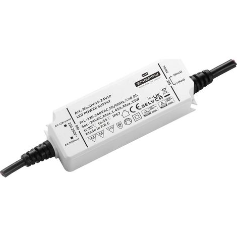 Dehner Elektronik SPF 35-24VSP Trasformatore per LED, Driver per LED Tensione costante 35 W 1.4 A 24 V adatto per mobil