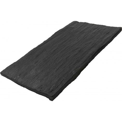 Pas japonais palis schiste ardoisier 75 x 25 cm - Noir  (Lot de 10) (1/3)