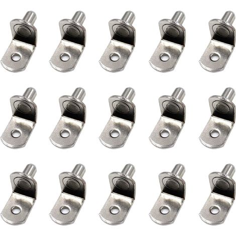 Regalbodenträger 160 Stück 5mm Bodenträger für Einlegeböden Kleiderschrank Metall Einlegeboden Halter für Schränke Bücherregal Küchenschrank Schrankbretter Halter