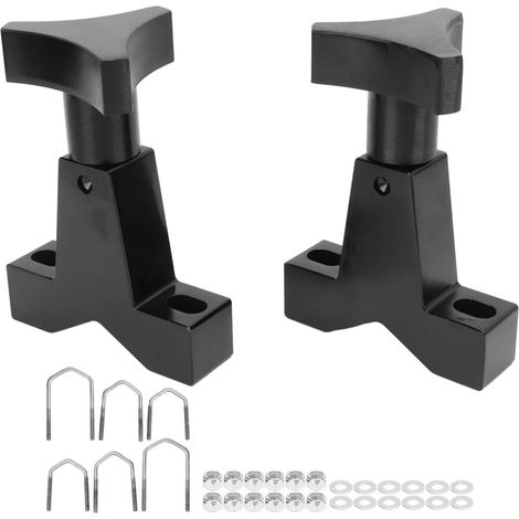 Alloy steel lifting tube mounting bracket for 1-2.5 inch round tubes, CNC machined mounting system for bumpers, roller cages, roof racks (1/5)