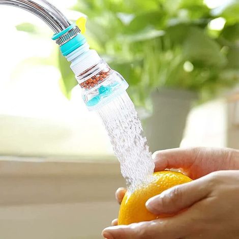 Kitchen Faucet Water Purifier, 720 Rotating Telescopic Sprinkler, Universal Splash Filter Faucet Extender (1/2)
