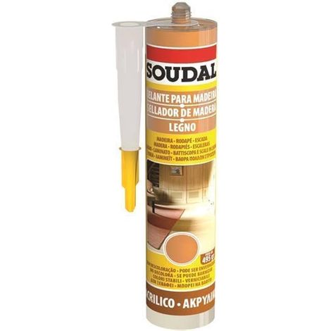 Silicone acrilico per legno per sigillare o stuccare legno rovere medio