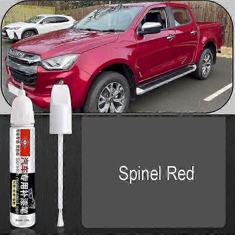 Stylo de retouche peinture (rouge spinelle) compatible avec Isuzu D-MAX 2024 - Accessoire d'entretien pour peinture automobile (1/5)