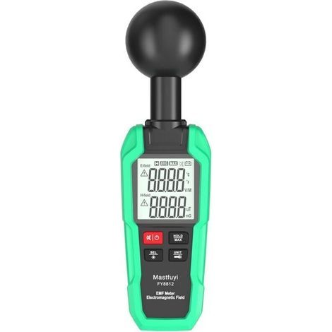 EMF Compteur Geiger DéTecteur de Rayonnement NucléAire DosimèTre de Rayonnement DéTecteur de Rayonnement à Onde éLectromagnéTique,de (1/5)