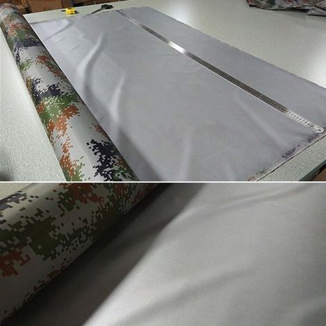 Wasserdichte Staubschutzhülle für Kajak, Kanu-Lagerung, Polyester, für Angelboot/Kajak/Kanu/Paddleboard (Großes Tarnmuster, Länge: ca. 4,5 m) (1/4)
