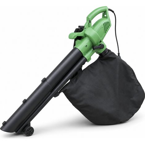 Souffleur Aspirateur de Feuilles 3200 W pour Jardin Vert (1/5)