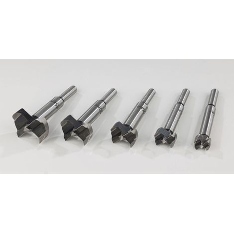 Forstner drill bit set 5-piece (15/ 20/ 25/ 30/ 35 mm)