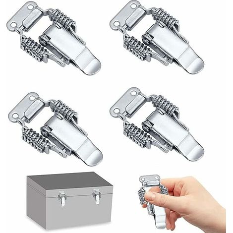 4 PCS Fermeture à Levier à Ressort en Acier Inoxydable Verrou de Tension Bascule (1/5)