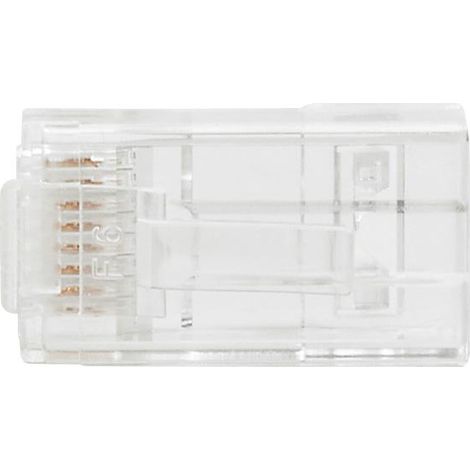 Fiche RJ45 catégorie 6 UTP à sertir pour câble rond LEGRAND 051710 (1/3)