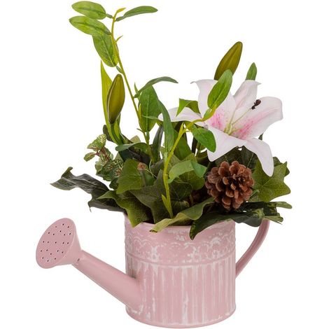 Maceta con flor artificial 27x16x34 (1/3)