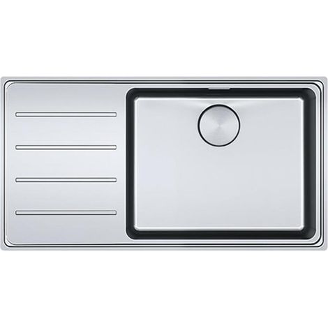 Franke Einbauspüle Mythos MYX 211 Edelstahl, Becken links (1/4)