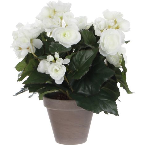 Mica Decorations Plante artificielle Blanc H30xl25xL25cm (1/5)