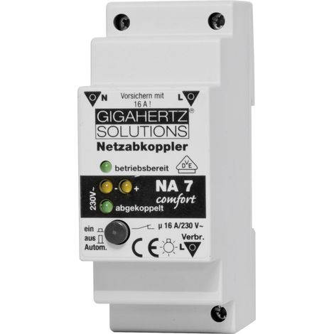 Gigahertz-solutions NA7 Comfort Weißer Schalter 2300 W