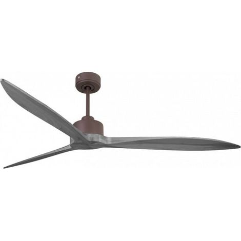 Modulo Latino Slim - Super destratificateur et ventilateur DC 166 cm Chocolat pales gris clair idéal 30 à 60 m² (1/5)
