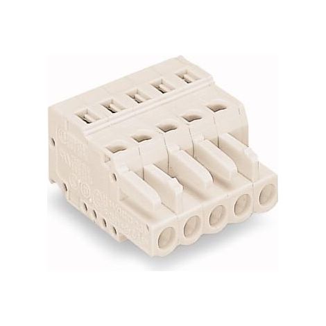 Wago 721-103 026 000 Conector de cable gris duradero