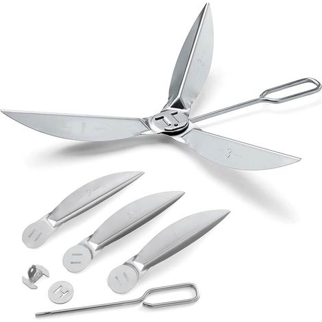 Système de nettoyage One-Touch pour barbecue bouilloire Weber 22-1/2", résistant à la chaleur, compatible avec 7444, 90992, 3618, 7443, 307443, 307408, 90719 - 1 kit de pièces de rechange