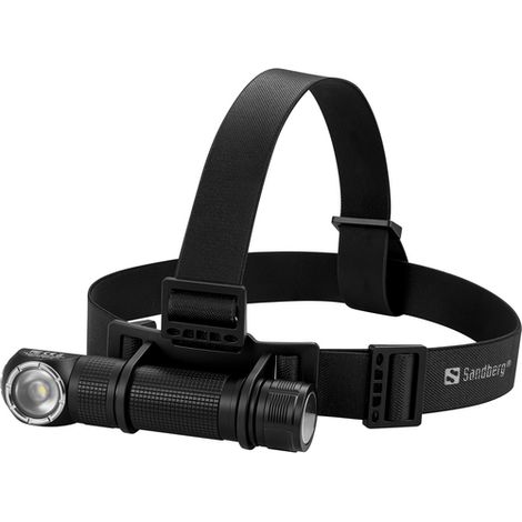 Torcia frontale a LED Sandberg 421-36 nera (1/5)