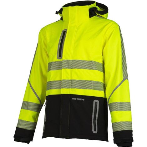 Blouson de Travail Haute Visibilité Astro - Taille XXL - Jaune Fluo - Résistant et Confortable - D-Work (1/5)