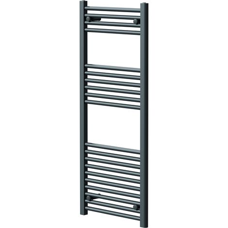 Pizarro Anthracite 1200mm x 500mm Straight Heated Towel Rail (1/5)