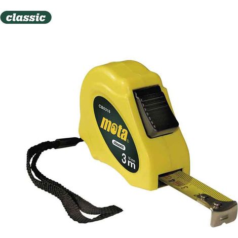 Maßband mit Bremse, 3 m x 16 mm, CB0316 MOTA, verschiedene Farben/Modelle