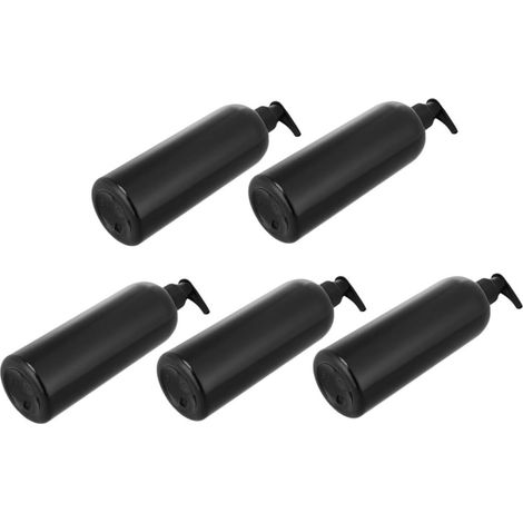 Pieces Liquid Soap Dispenser Black Pump Bottles Multipurpose