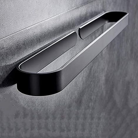 Porte-serviettes en aluminium salle de bain, accessoires de salle de bain porte-serviettes 40cm (1/4)