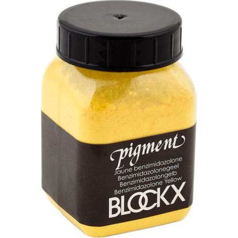 Pigment en poudre - Jaune benzimidazolone - 63 - Blockx - Pot de 100g