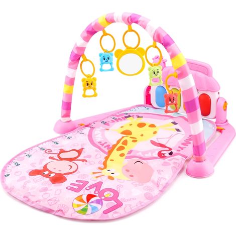 Tapis de jeu Baby Gym Kick and Play Piano Gym avec musique et lumière pour bébés nourrissons de 0 à 3 à 6 à 9 à 12 mois temps sur le (1/4)